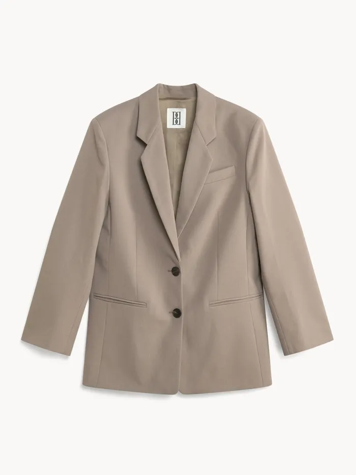 Ophie SingleBreasted Blazer Shitake Women By Malene Birger Blazers