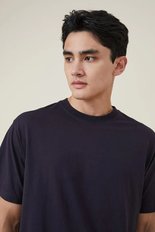 Organic Loose Fit TShirt Ink Navy Men Cotton On Tees and Tanks Organic Loose Fit TShirt Ink Navy Men Cotton On Tees and Tanks