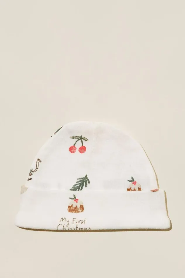 Organic Newborn Beanie Vanillamy First Christmas Baby Cotton On Baby Essentials