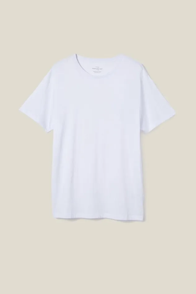 Organic Regular Fit Crew TShirt White Men Cotton On Tees and Tanks Organic Regular Fit Crew TShirt White Men Cotton On Tees and Tanks
