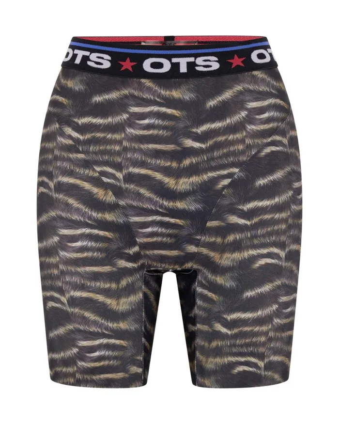 OTS DARK ANIMAL CYCLE SHORTS Women One Teaspoon Bottoms OTS DARK ANIMAL CYCLE SHORTS Women One Teaspoon Bottoms
