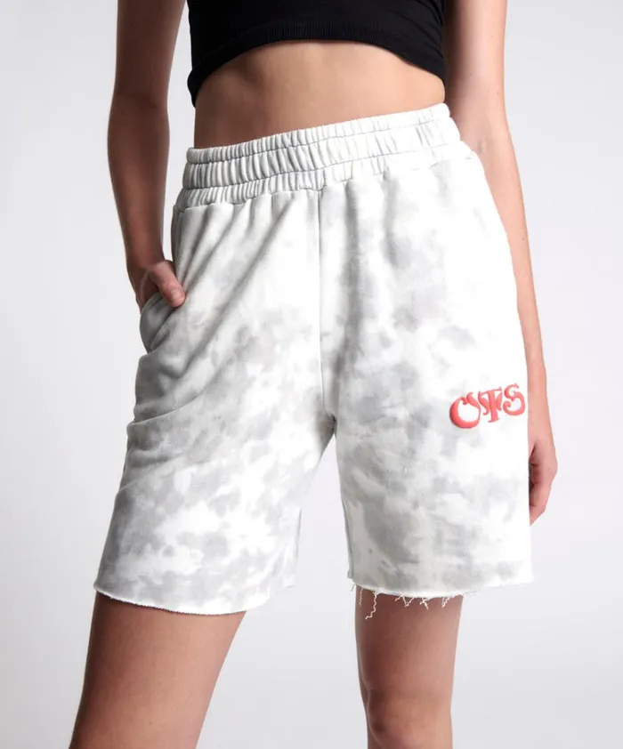 OTS HIGH WAIST KICK SHORTS WHITE Women One Teaspoon Bottoms OTS HIGH WAIST KICK SHORTS WHITE Women One Teaspoon Bottoms