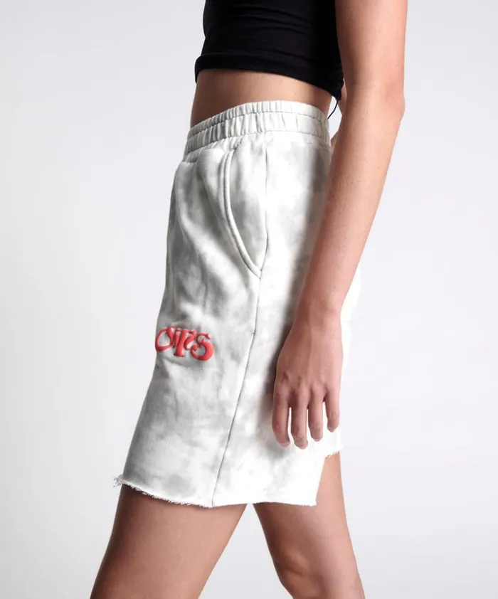 OTS HIGH WAIST KICK SHORTS WHITE Women One Teaspoon Bottoms OTS HIGH WAIST KICK SHORTS WHITE Women One Teaspoon Bottoms