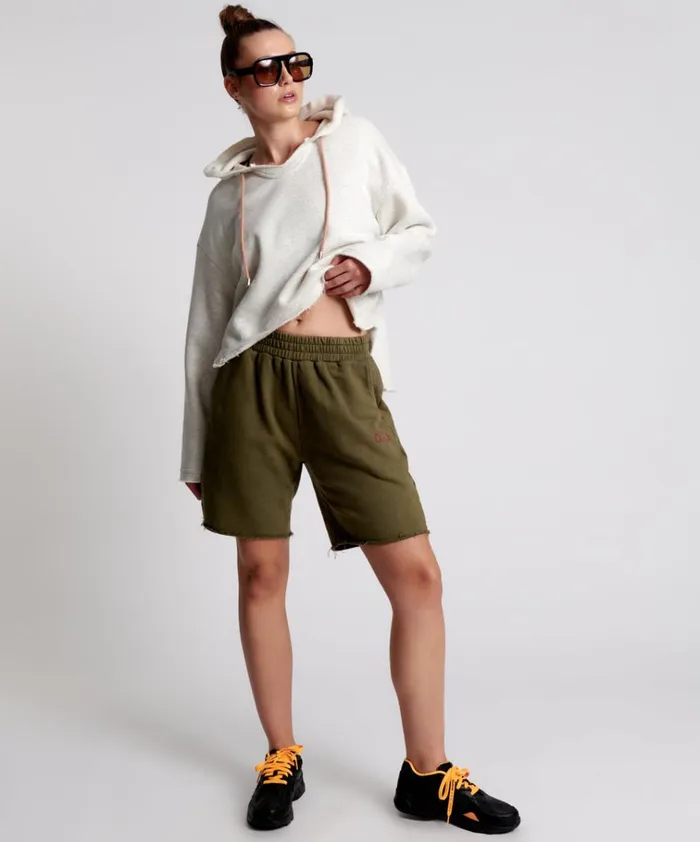 OTS KHAKI HIGH WAIST KICK SHORTS Women One Teaspoon Bottoms