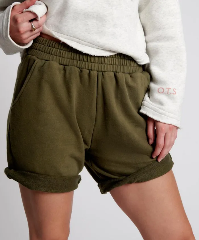 OTS KHAKI HIGH WAIST KICK SHORTS Women One Teaspoon Bottoms OTS KHAKI HIGH WAIST KICK SHORTS Women One Teaspoon Bottoms