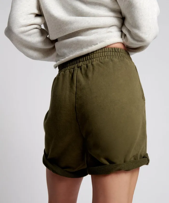 OTS KHAKI HIGH WAIST KICK SHORTS Women One Teaspoon Bottoms OTS KHAKI HIGH WAIST KICK SHORTS Women One Teaspoon Bottoms