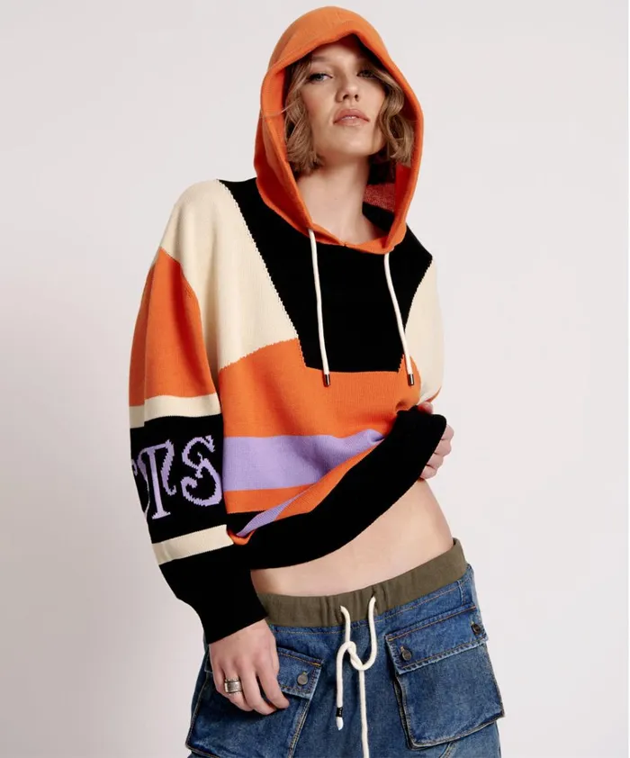 OTS REACTIVE KNIT HOODY Women One Teaspoon Knitwear