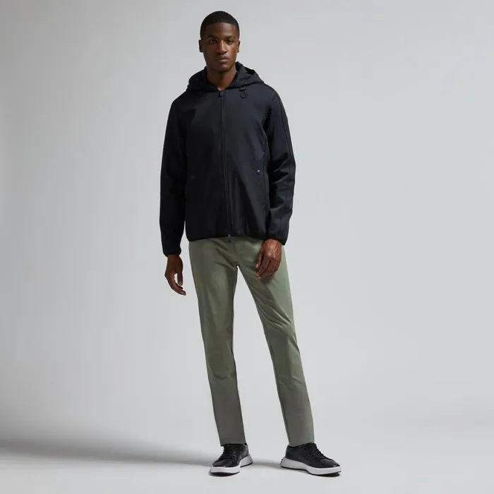 Outerwear Men GFORE WIND CONTROL DOUBLE KNIT PIQU HOODED JACKET Onyx Outerwear Men GFORE WIND CONTROL DOUBLE KNIT PIQU HOODED JACKET Onyx