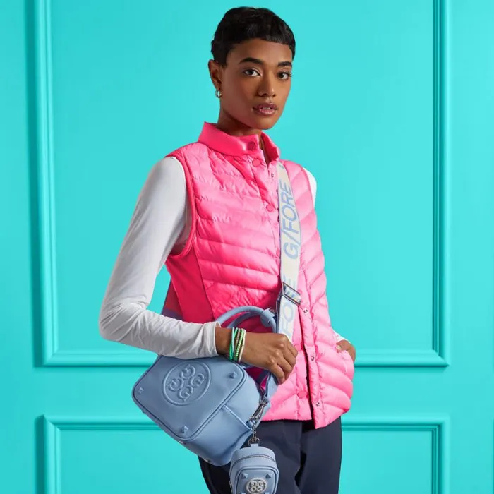 Outerwear Women GFORE DOWN QUILTED TAFFETA TECH VEST Knockout Pink Outerwear Women GFORE DOWN QUILTED TAFFETA TECH VEST Knockout Pink