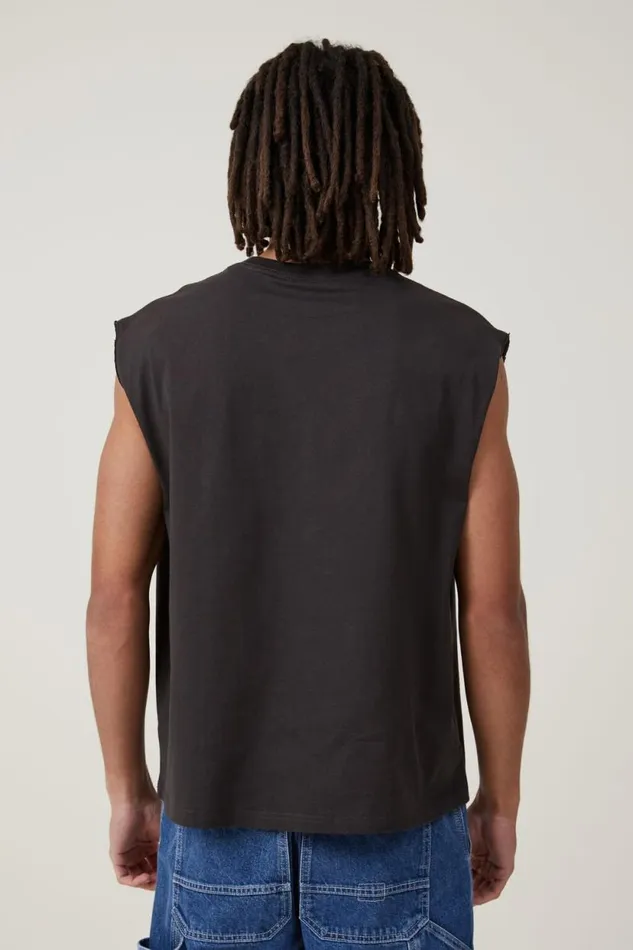 Oversized License Muscle Lcn Bra Washed Black Black Sabbath 8211 74 Men Cotton On Tees and Tanks Oversized License Muscle Lcn Bra Washed Black Black Sabbath 8211 74 Men Cotton On Tees and Tanks