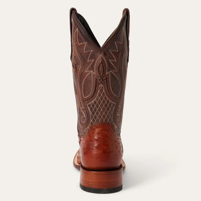 Ozzy Ostrich Boot Brown Men Stetson Western