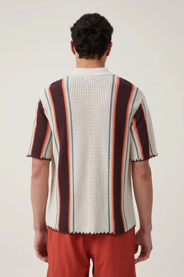 Pablo Short Sleeve Shirt Stone Vert Stripe Men Cotton On Tees and Tanks Pablo Short Sleeve Shirt Stone Vert Stripe Men Cotton On Tees and Tanks