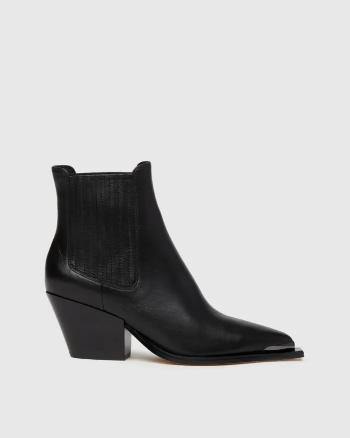 PAIGE Boots Women Lyra Boot 8211 Black Leather