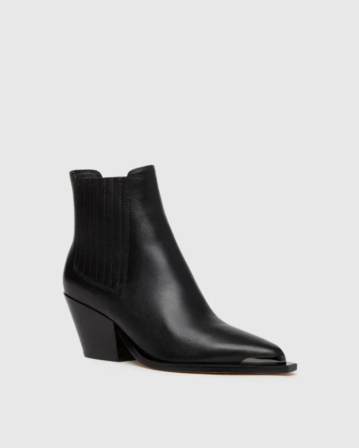 PAIGE Boots Women Lyra Boot 8211 Black Leather PAIGE Boots Women Lyra Boot 8211 Black Leather