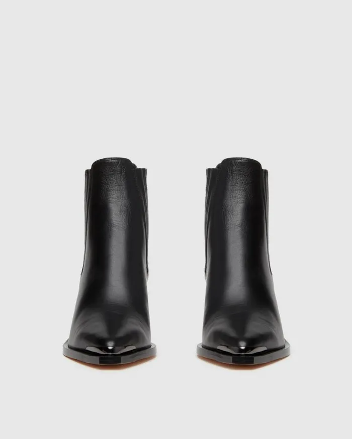 PAIGE Boots Women Lyra Boot 8211 Black Leather PAIGE Boots Women Lyra Boot 8211 Black Leather