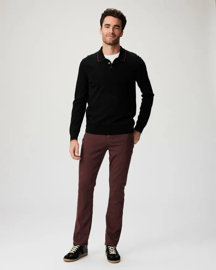 PAIGE Denim Men Transcend Federal Slim Straight Jean 8211 Sunset Wine