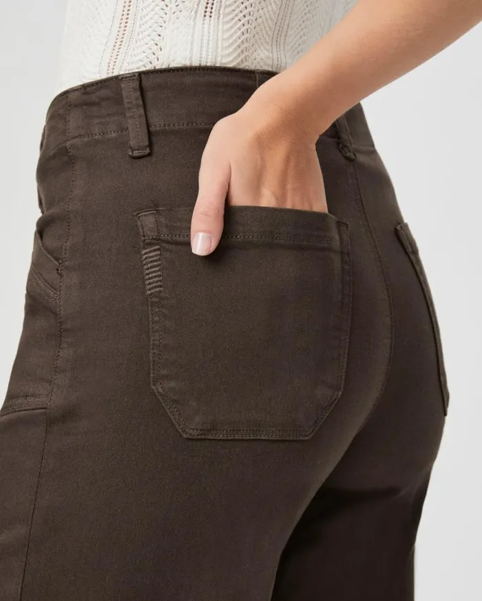 PAIGE Denim Women Anessa Wide Leg Jean 8211 Rich Chocolate PAIGE Denim Women Anessa Wide Leg Jean 8211 Rich Chocolate