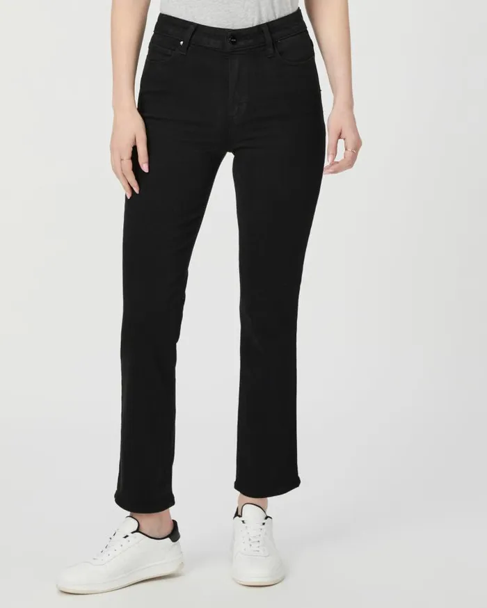 PAIGE Denim Women Cindy Straight Jean 8211 Black Shadow PAIGE Denim Women Cindy Straight Jean 8211 Black Shadow