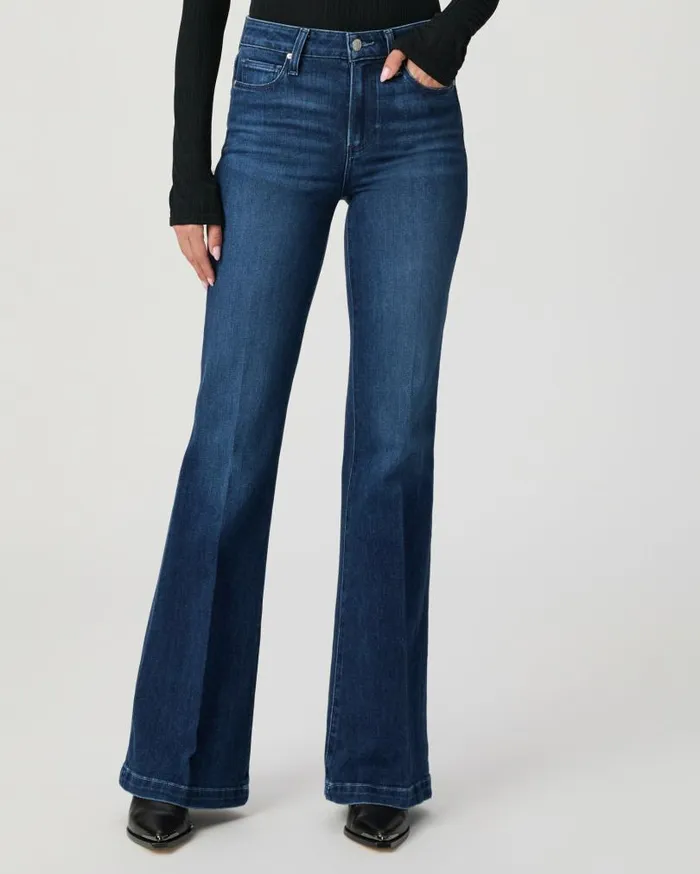 PAIGE Denim Women Genevieve 32 Inch Flare Jean 8211 Sail Away PAIGE Denim Women Genevieve 32 Inch Flare Jean 8211 Sail Away