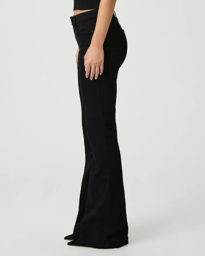 PAIGE Denim Women Genevieve Flare Jean 8211 Black Shadow PAIGE Denim Women Genevieve Flare Jean 8211 Black Shadow