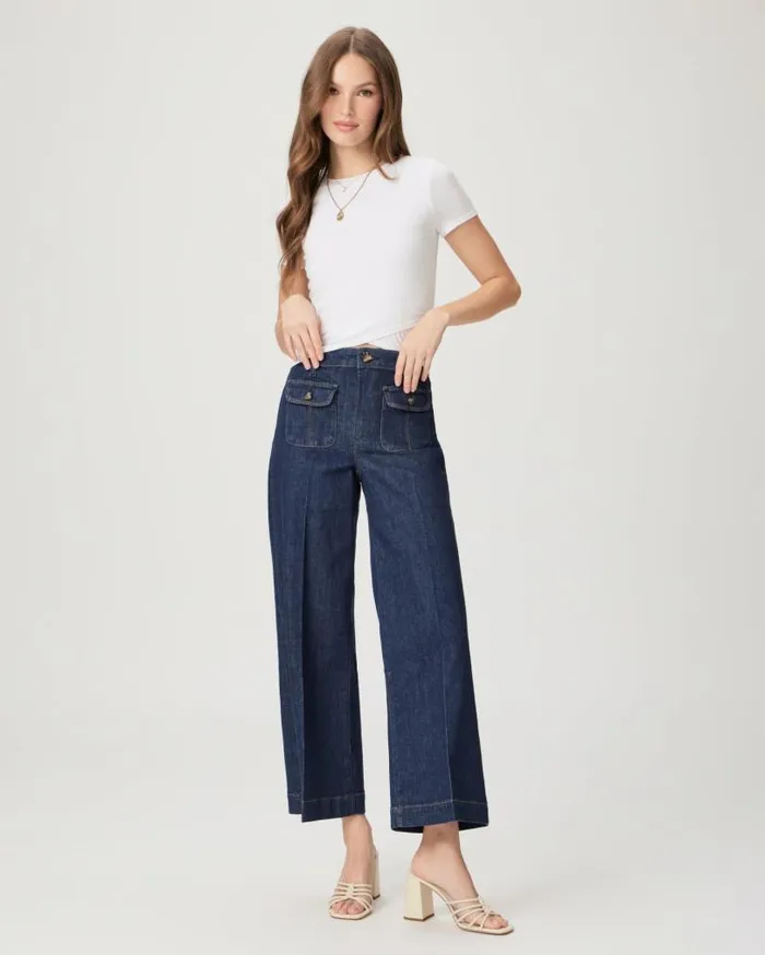 PAIGE Denim Women Harper Ankle Wide Leg Jean 8211 Kinsley