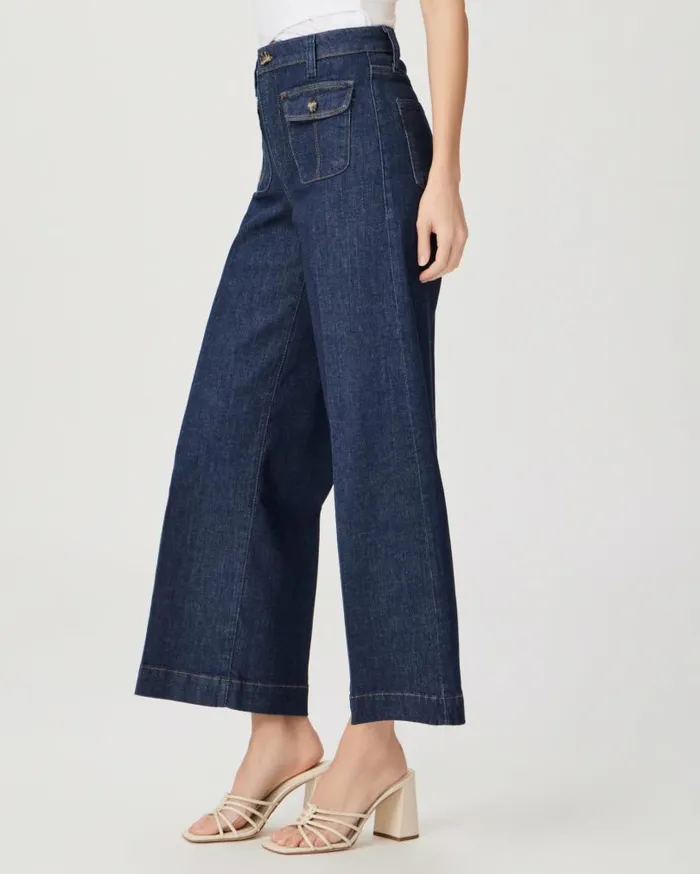 PAIGE Denim Women Harper Ankle Wide Leg Jean 8211 Kinsley PAIGE Denim Women Harper Ankle Wide Leg Jean 8211 Kinsley