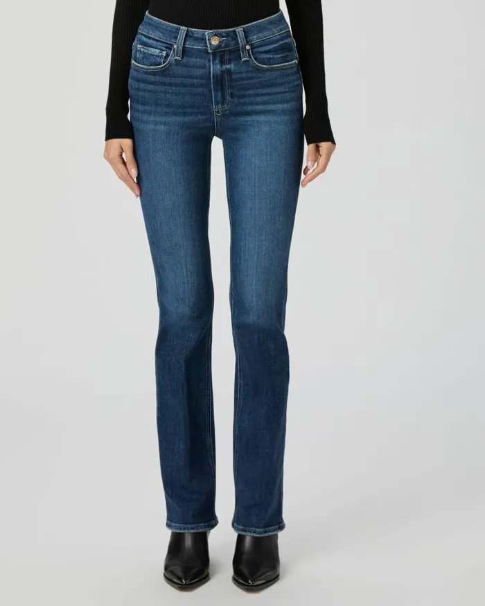 PAIGE Denim Women High Rise Manhattan 32 Inch Bootcut Jean 8211 Arpeggio PAIGE Denim Women High Rise Manhattan 32 Inch Bootcut Jean 8211 Arpeggio