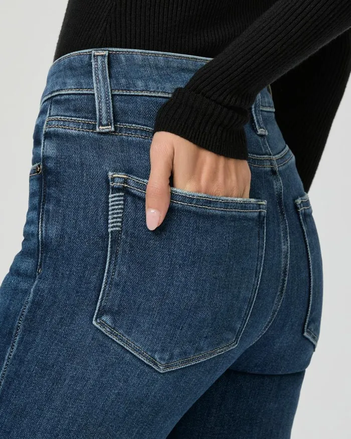PAIGE Denim Women High Rise Manhattan 32 Inch Bootcut Jean 8211 Arpeggio PAIGE Denim Women High Rise Manhattan 32 Inch Bootcut Jean 8211 Arpeggio