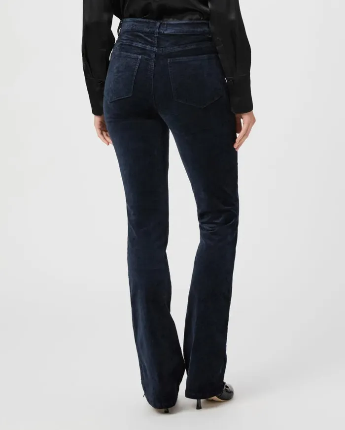 PAIGE Denim Women High Rise Manhattan Bootcut Pant 8211 Deep Navy PAIGE Denim Women High Rise Manhattan Bootcut Pant 8211 Deep Navy