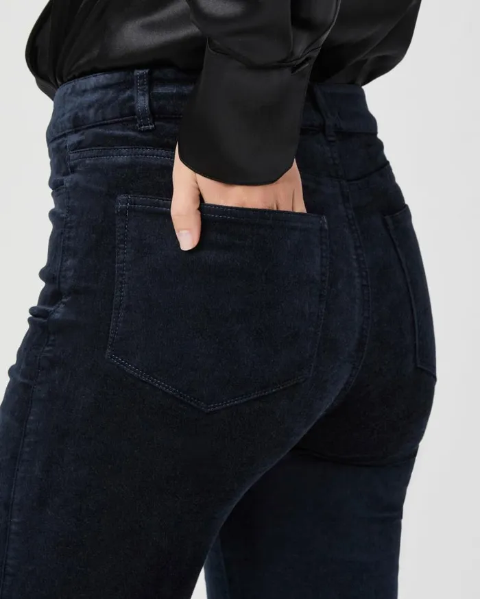 PAIGE Denim Women High Rise Manhattan Bootcut Pant 8211 Deep Navy PAIGE Denim Women High Rise Manhattan Bootcut Pant 8211 Deep Navy