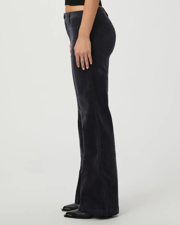 PAIGE Denim Women Leenah 32 Inch Wide Leg Pant 8211 Deep Anchor Corduroy PAIGE Denim Women Leenah 32 Inch Wide Leg Pant 8211 Deep Anchor Corduroy
