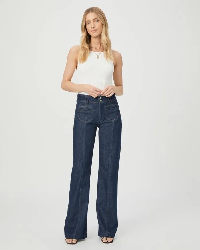PAIGE Denim Women Leenah Wide Leg Jean 8211 Catania