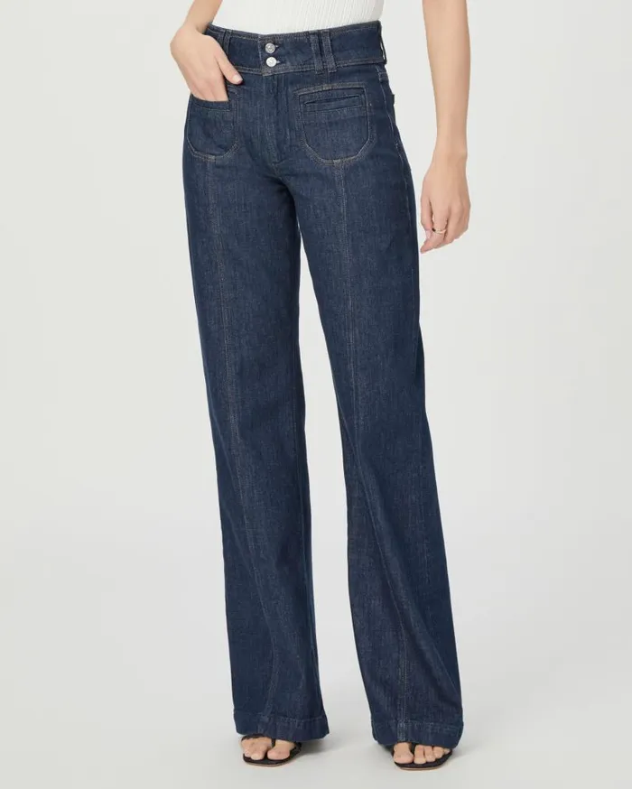 PAIGE Denim Women Leenah Wide Leg Jean 8211 Catania PAIGE Denim Women Leenah Wide Leg Jean 8211 Catania