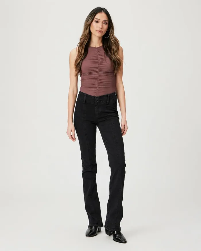 PAIGE Denim Women Manhattan Bootcut Jean 8211 Black Aura