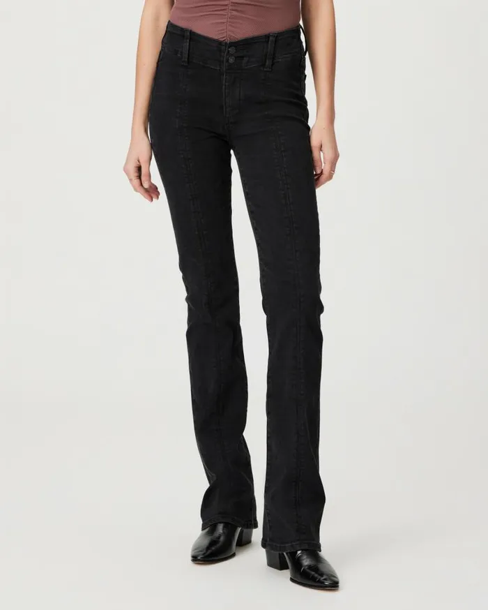 PAIGE Denim Women Manhattan Bootcut Jean 8211 Black Aura PAIGE Denim Women Manhattan Bootcut Jean 8211 Black Aura