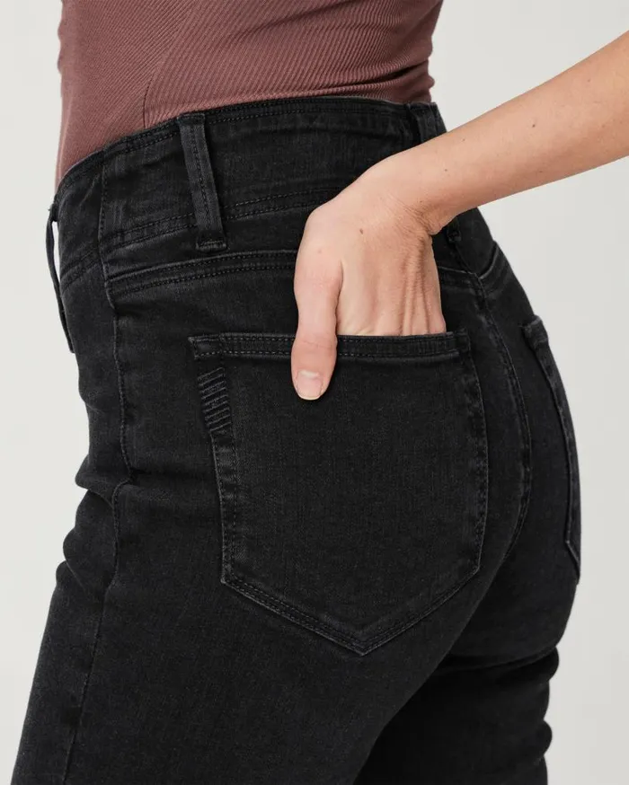 PAIGE Denim Women Manhattan Bootcut Jean 8211 Black Aura PAIGE Denim Women Manhattan Bootcut Jean 8211 Black Aura