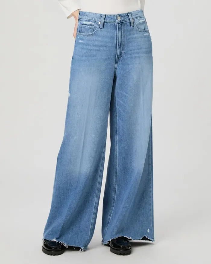PAIGE Denim Women Portia 32 Inch Wide Leg Jean 8211 Rumors PAIGE Denim Women Portia 32 Inch Wide Leg Jean 8211 Rumors