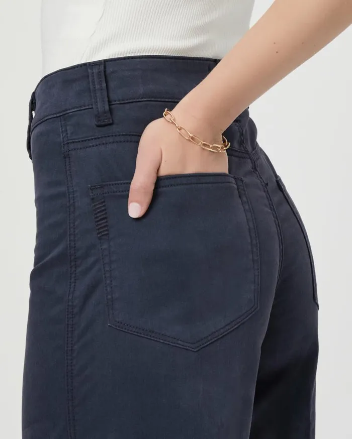 PAIGE Denim Women Sasha 32 Inch Wide Leg Jean 8211 Navy Seascape PAIGE Denim Women Sasha 32 Inch Wide Leg Jean 8211 Navy Seascape