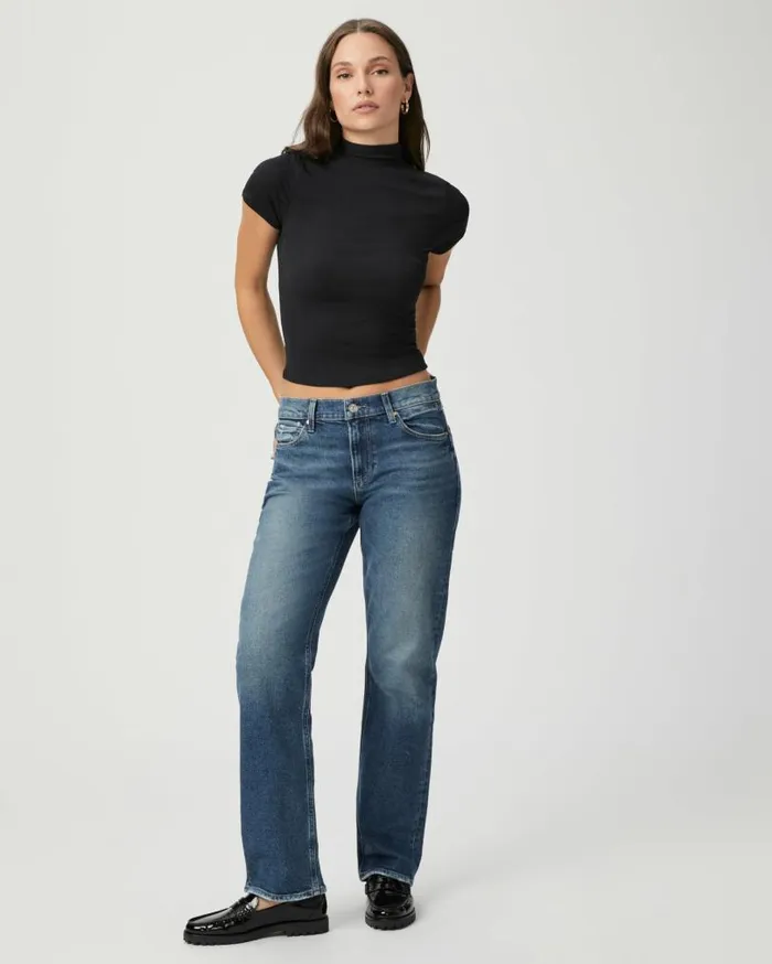 PAIGE Denim Women Serena Straight Jean 8211 Lovejoy Distressed
