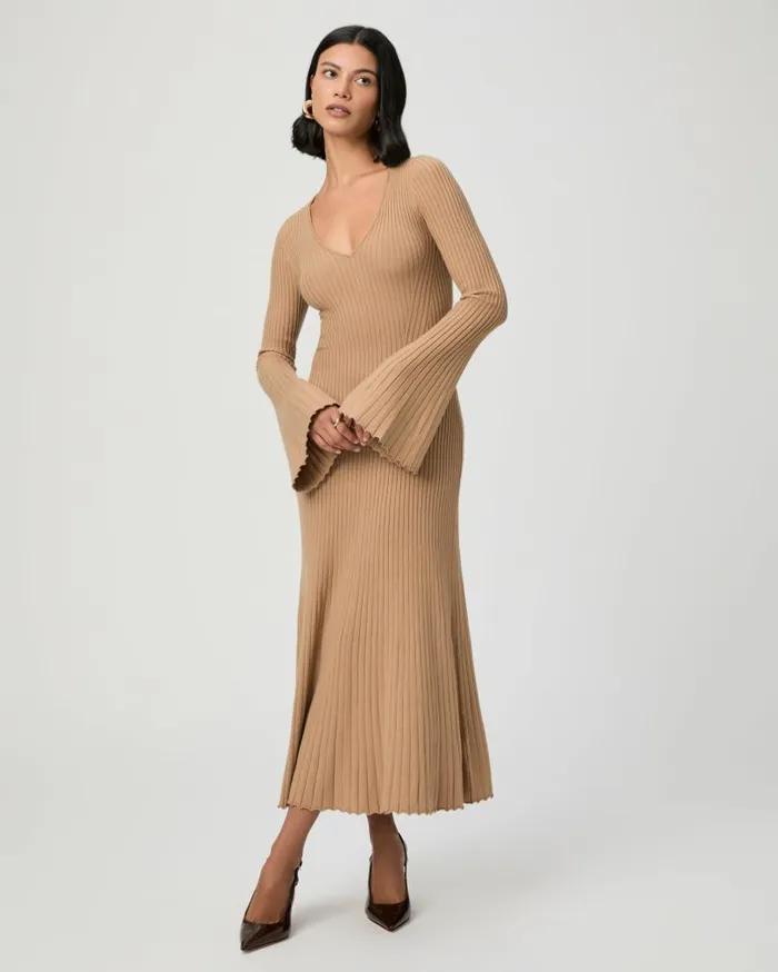 PAIGE Dresses Women Bel Dress 8211 Dark Camel