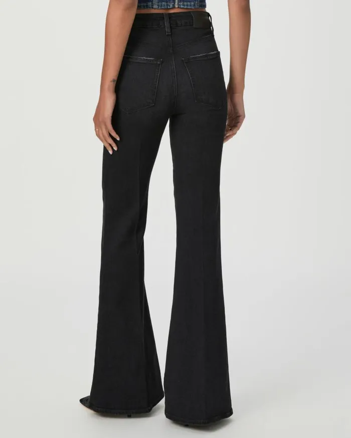 PAIGE Flare Women Charlie Flare Jean 8211 Midnight Raven PAIGE Flare Women Charlie Flare Jean 8211 Midnight Raven