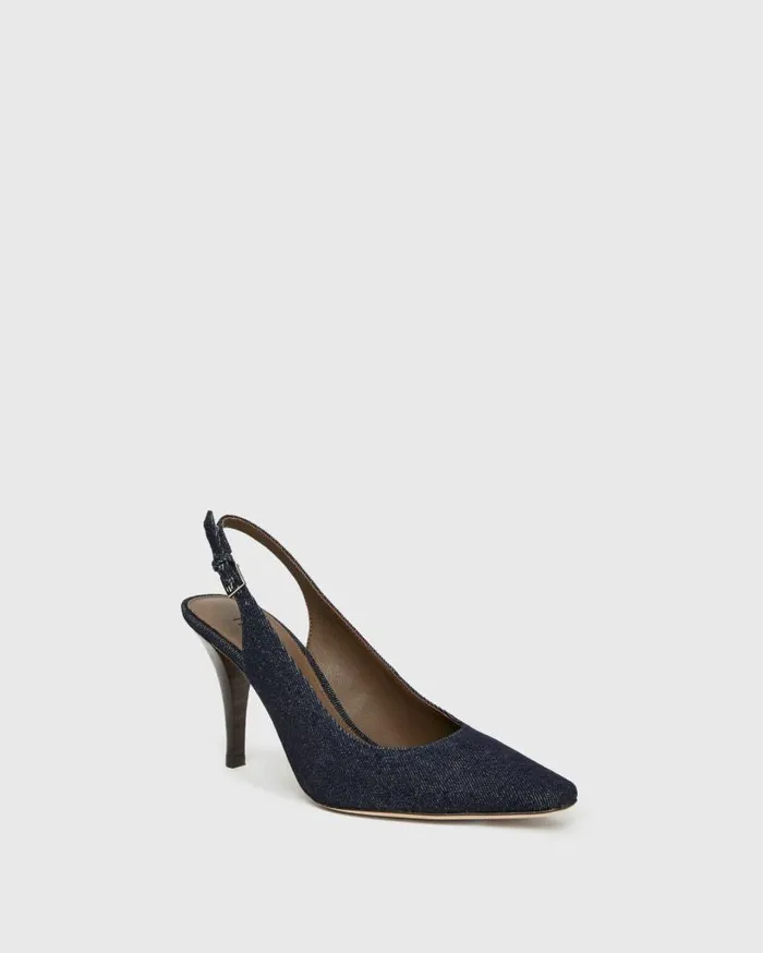PAIGE Heels and Wedges Women Kaela Pump 8211 Dark Indigo PAIGE Heels and Wedges Women Kaela Pump 8211 Dark Indigo