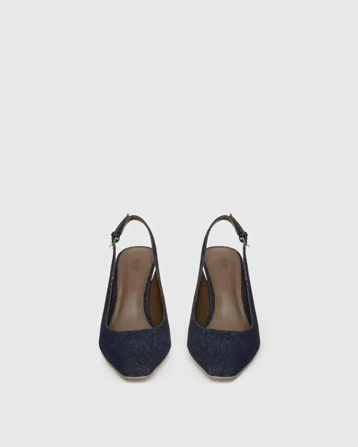 PAIGE Heels and Wedges Women Kaela Pump 8211 Dark Indigo PAIGE Heels and Wedges Women Kaela Pump 8211 Dark Indigo