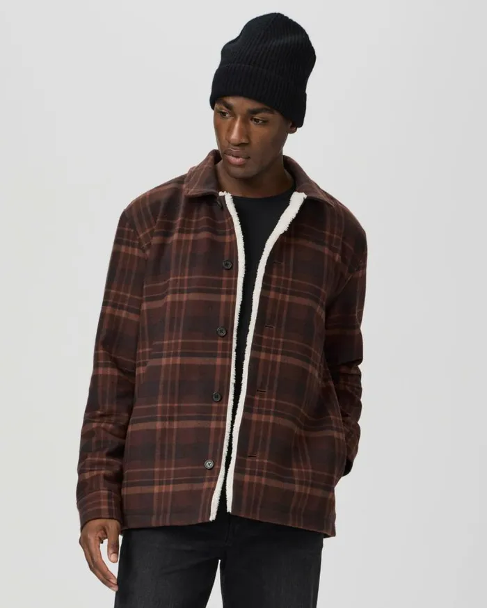 PAIGE Jackets and Coats Men Rangel Jacket 8211 Brown Garnet