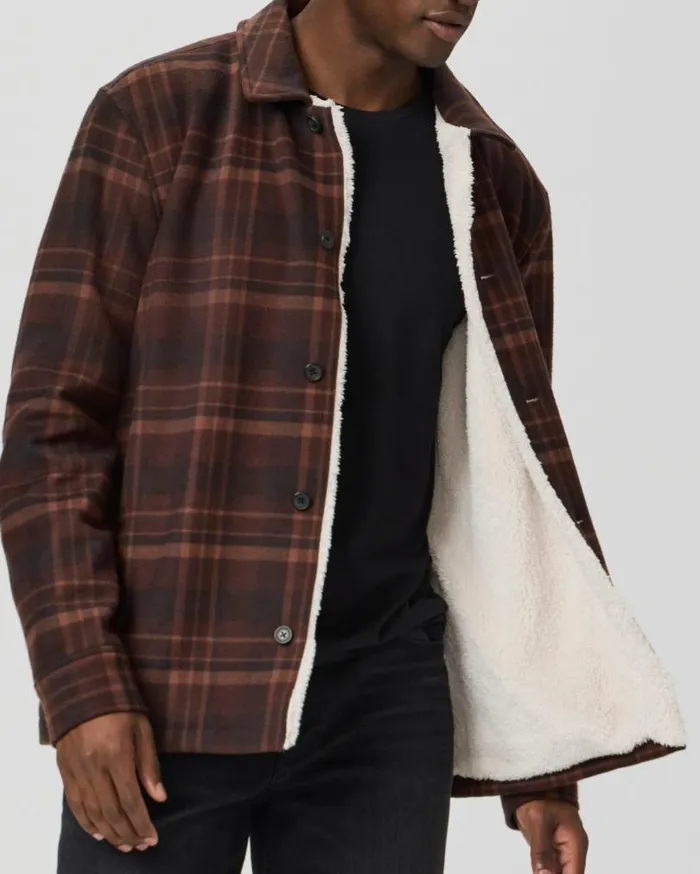 PAIGE Jackets and Coats Men Rangel Jacket 8211 Brown Garnet PAIGE Jackets and Coats Men Rangel Jacket 8211 Brown Garnet