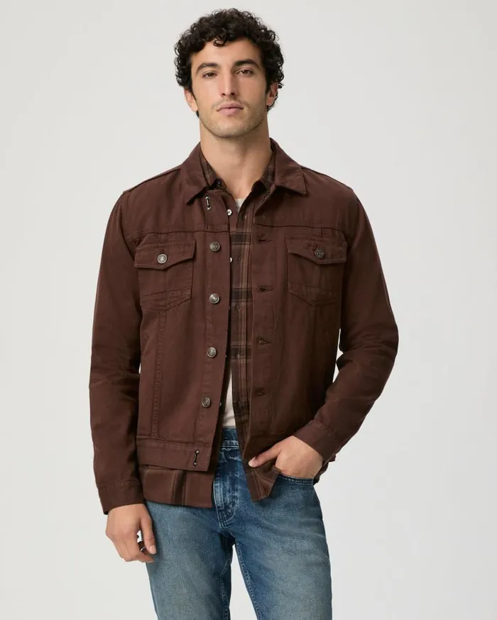 PAIGE Jackets and Coats Men Scout Jacket 8211 Vintage Chicory