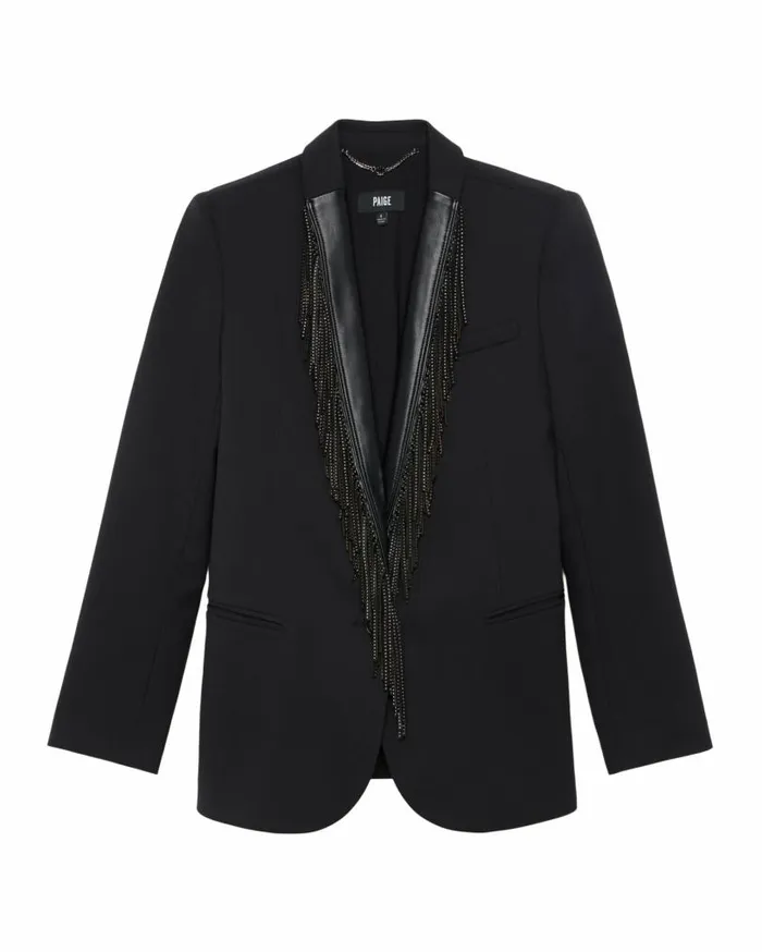 PAIGE Jackets and Coats Women 20th Anniversary Capsule Fleetwood Blazer 8211 Black