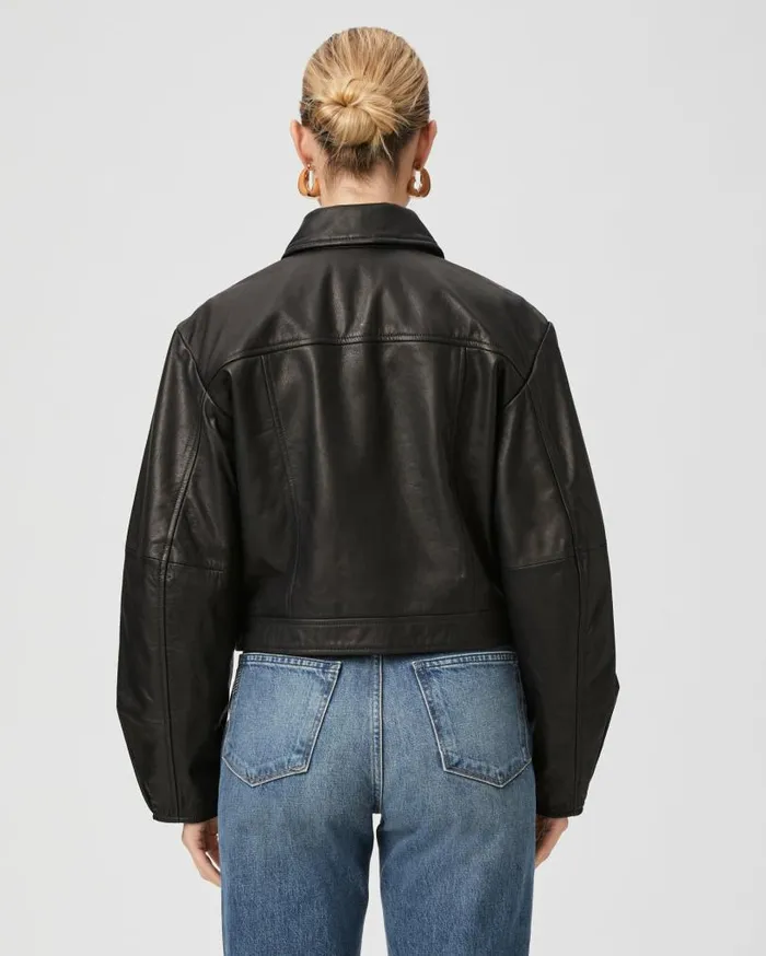 PAIGE Jackets and Coats Women Clyde Jacket 8211 Black Leather PAIGE Jackets and Coats Women Clyde Jacket 8211 Black Leather