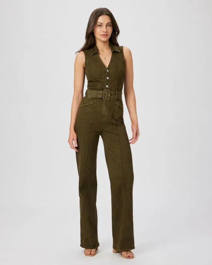 PAIGE Jumpsuits and Rompers Women Sasha Jumpsuit 8211 Vintage Olive Meadow PAIGE Jumpsuits and Rompers Women Sasha Jumpsuit 8211 Vintage Olive Meadow