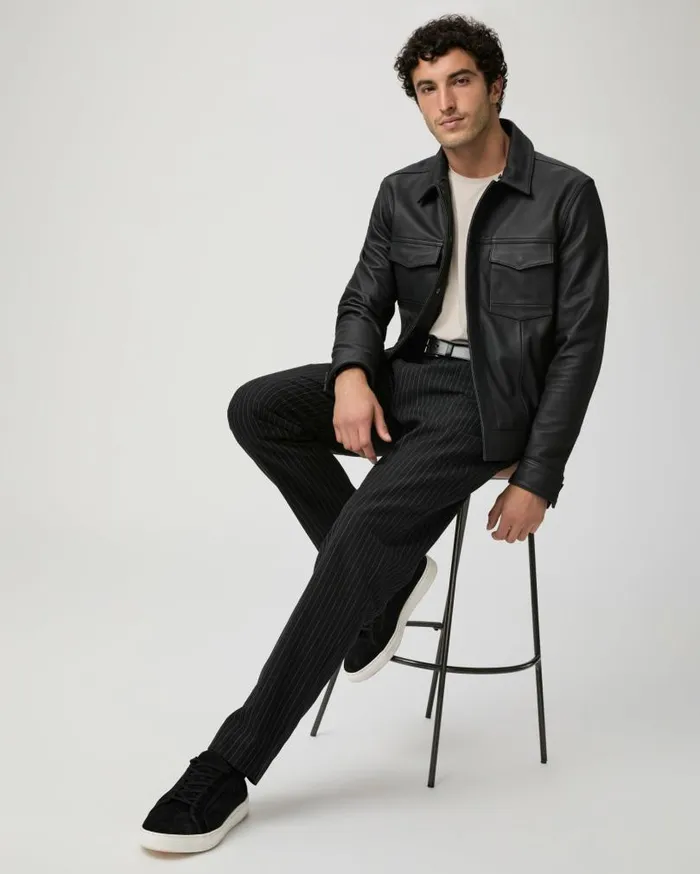 PAIGE Pants and Joggers Men Icon Capsule Shultz Trouser 8211 Onyx Stripe